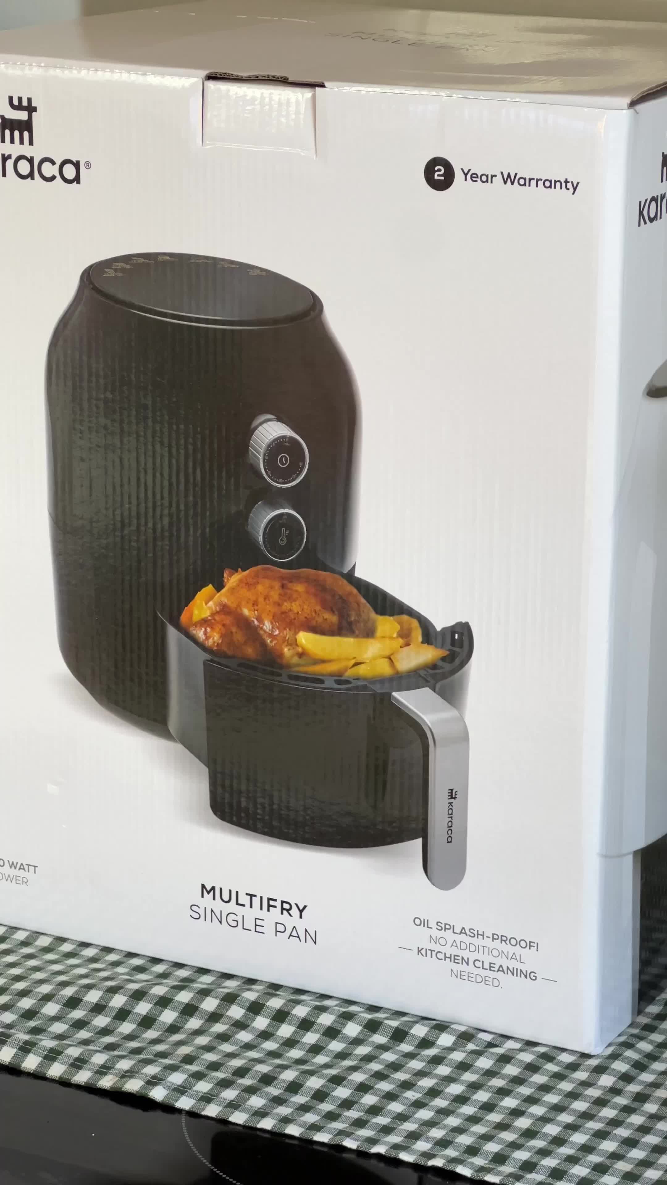 Single Pan Air Fryer, 3.5L for £39.99 + free shipping!